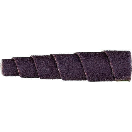 Pferd 1/2" x 2" Cartridge Roll, 1/8" AH - Full Taper, Aluminum Oxide 120 Grit 41840